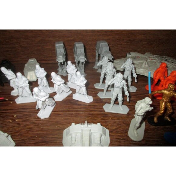 Star Wars Command Figures Ships Vehicles Lot Hasbro Army Plastic Jedi 43+ - Picture 4 of 8